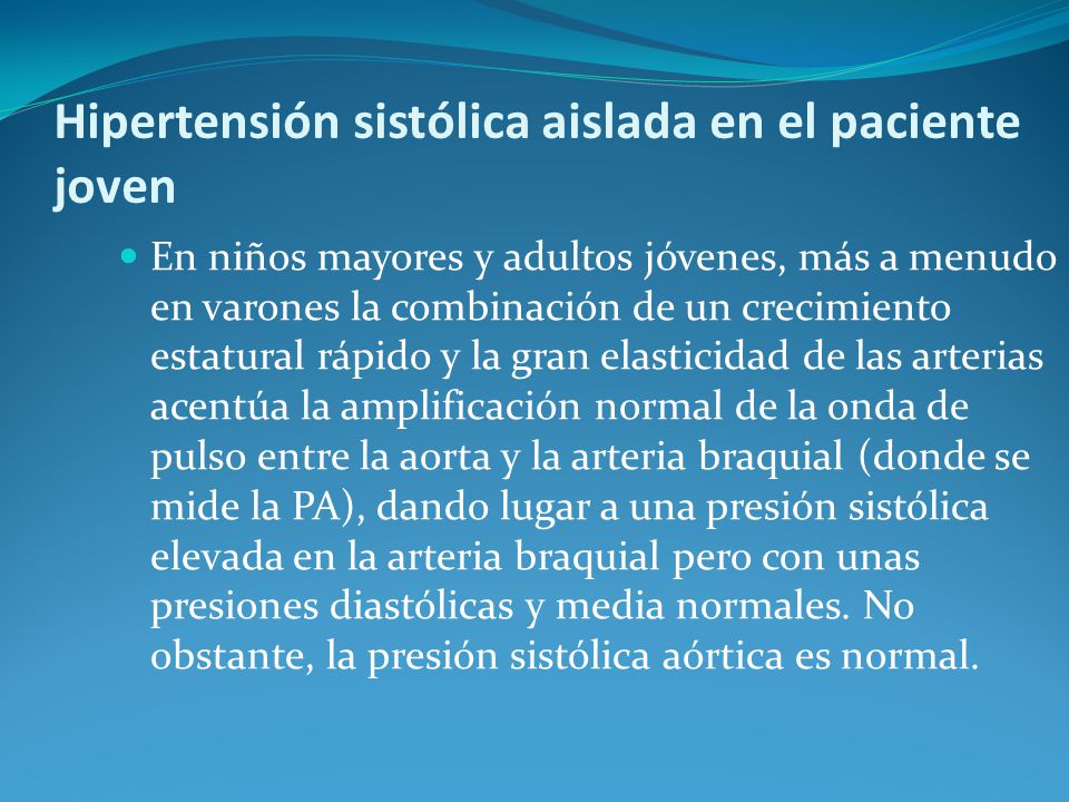 Medicamentos para hipertension sistolica
